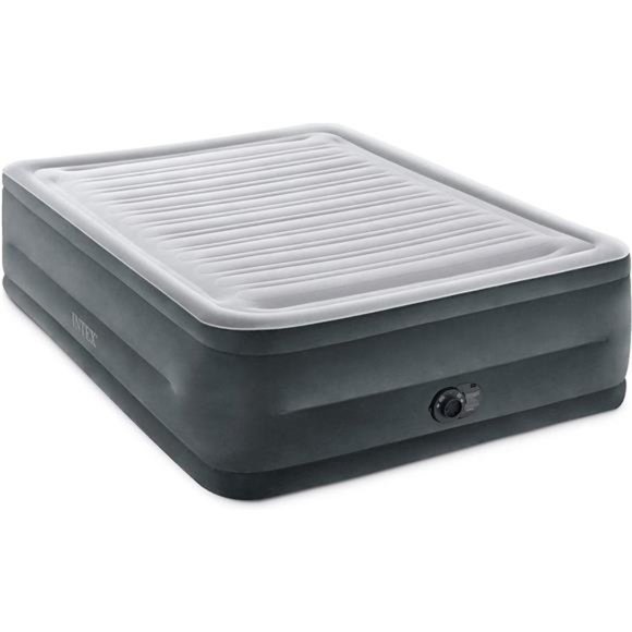 Intex Dura-Beam Deluxe Comfort Plush Air Mattress Series with Internal Pump - Picture 1 of 5